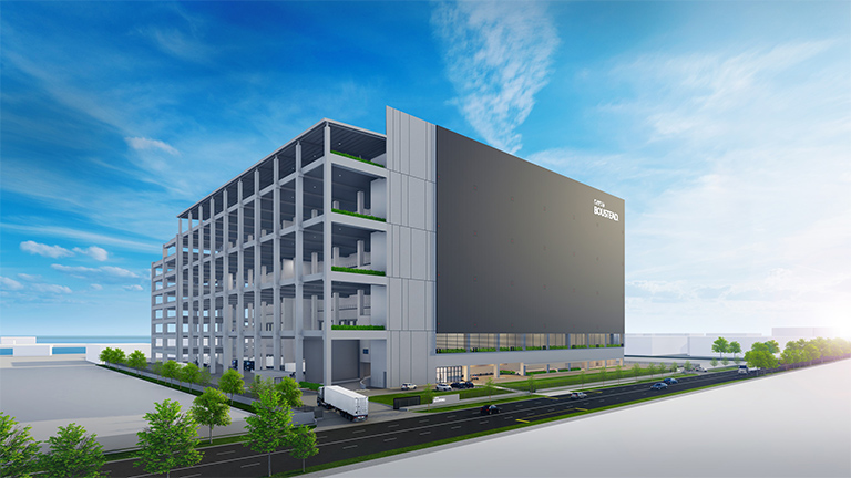 Artist's impression of the redeveloped multi-tenanted logistics hub (Final design may vary from artist's impression.)