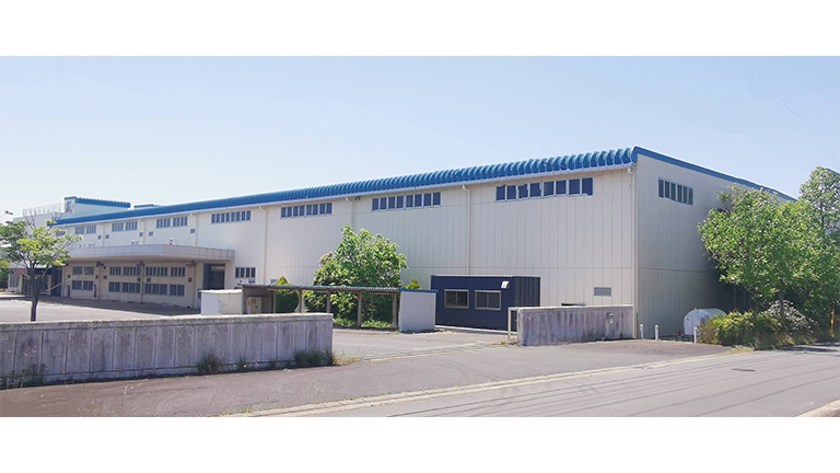 Landscape of lithium-ion batteries recycling plant in Ibaraki Prefecture
